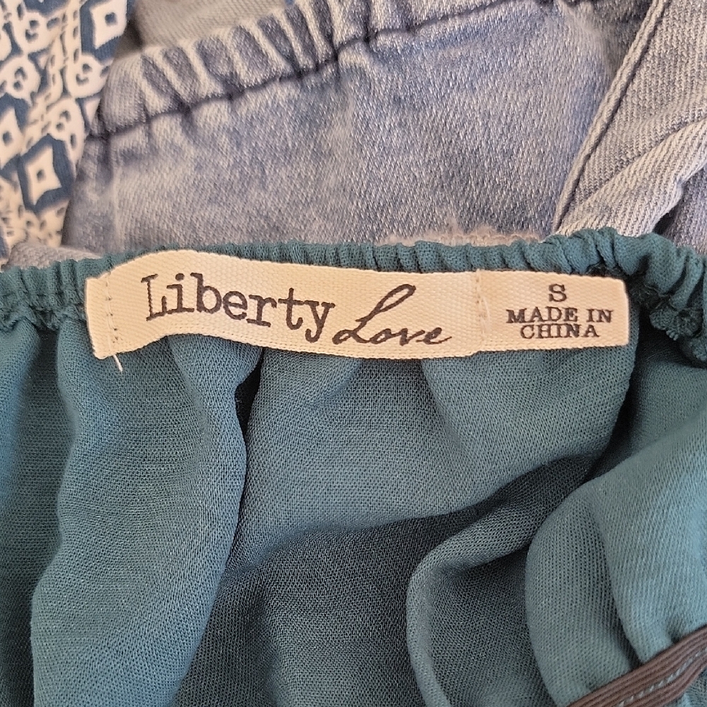 Liberty Love Teal Long Sleeve Dress Size S - Picture 13 of 13